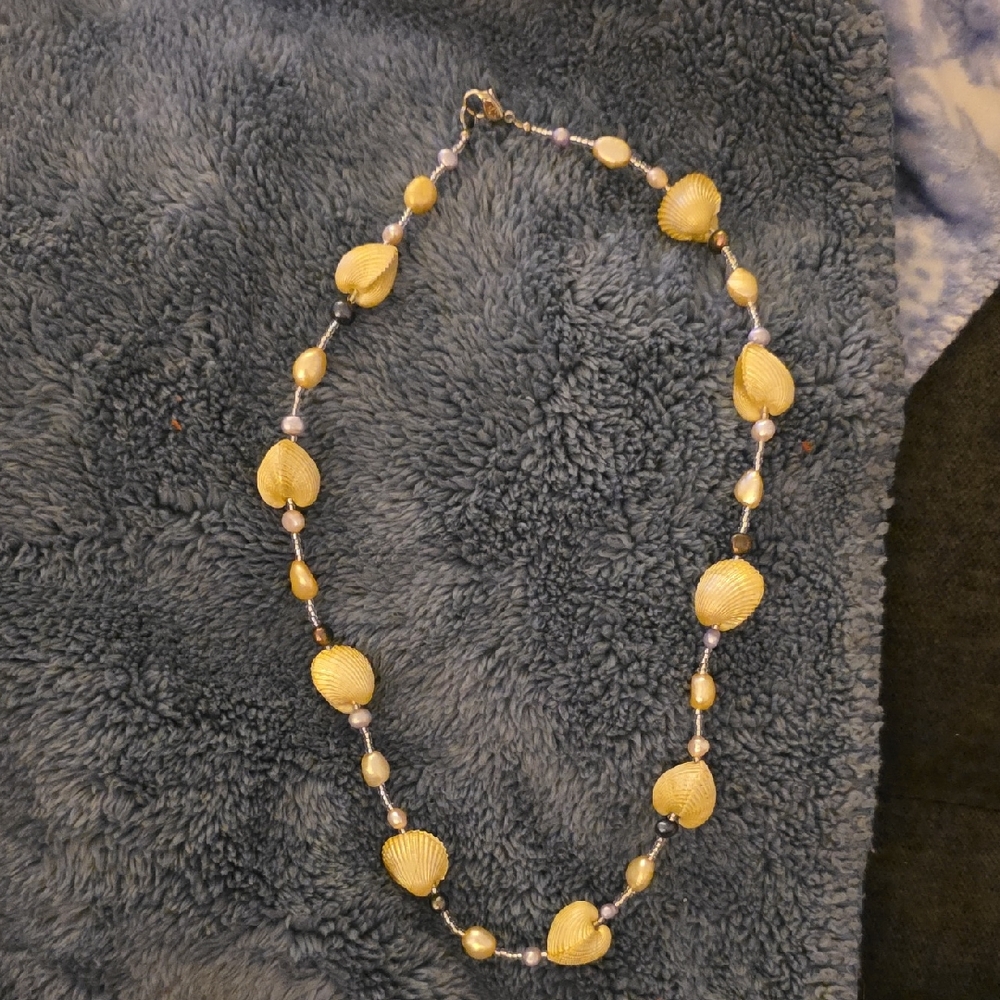 Gold Shell Necklace